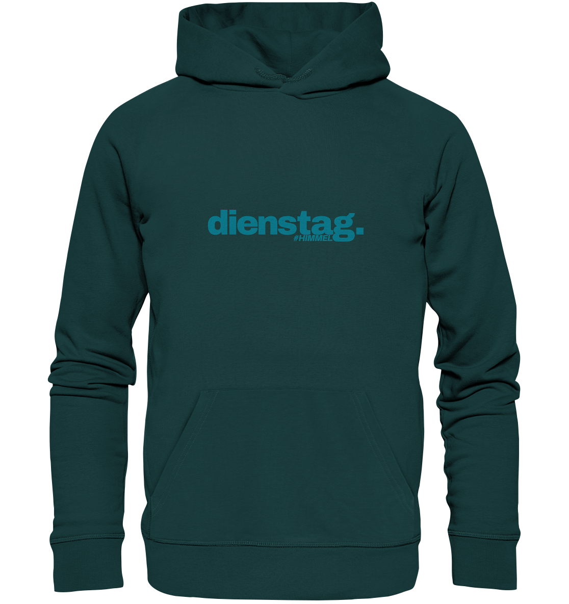 T-Shirt "Dienstag" - #Himmel - Organic Hoodie