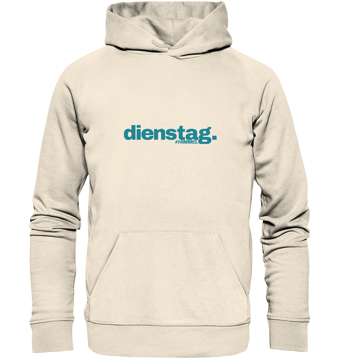 T-Shirt "Dienstag" - #Himmel - Organic Hoodie