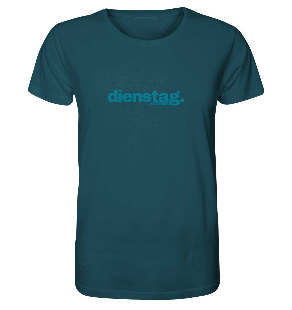 T-Shirt "Dienstag" - #Himmel - Organic Shirt