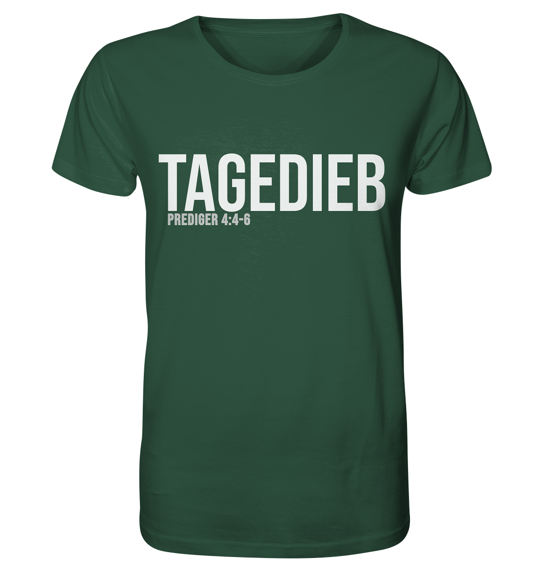 TAGEDIEB - weiß auf bunt - Organic Shirt - Organic Shirt