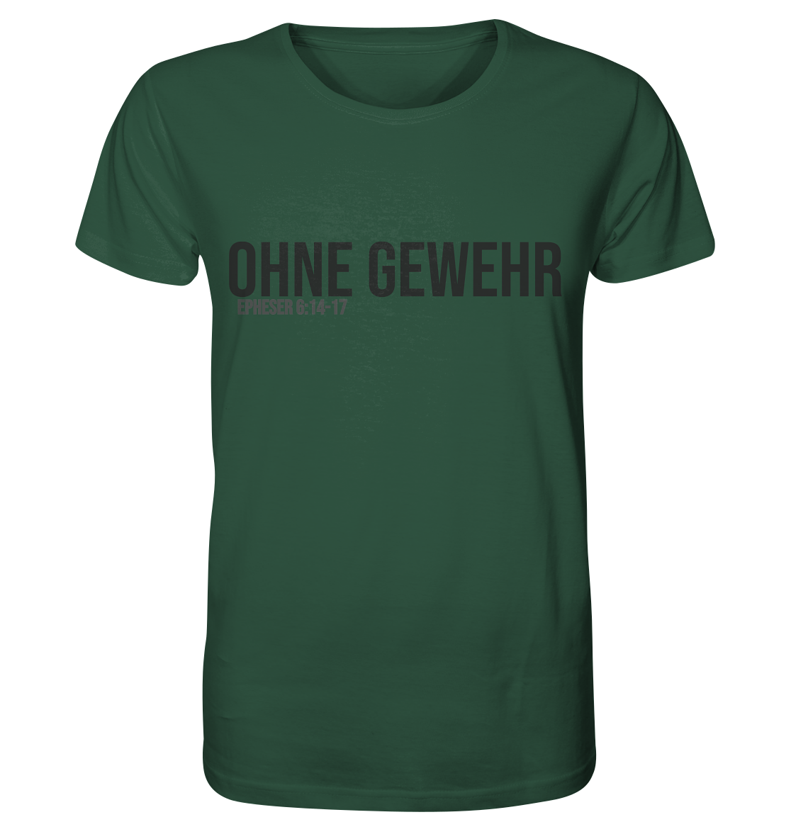 OHNE GEWEHR - grau auf bunt - Organic Shirt