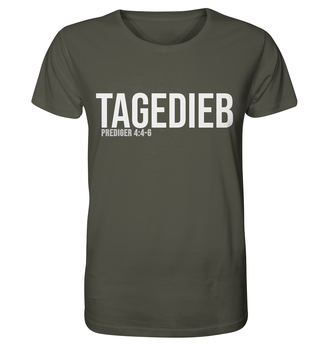 TAGEDIEB - weiß auf bunt - Organic Shirt - Organic Shirt