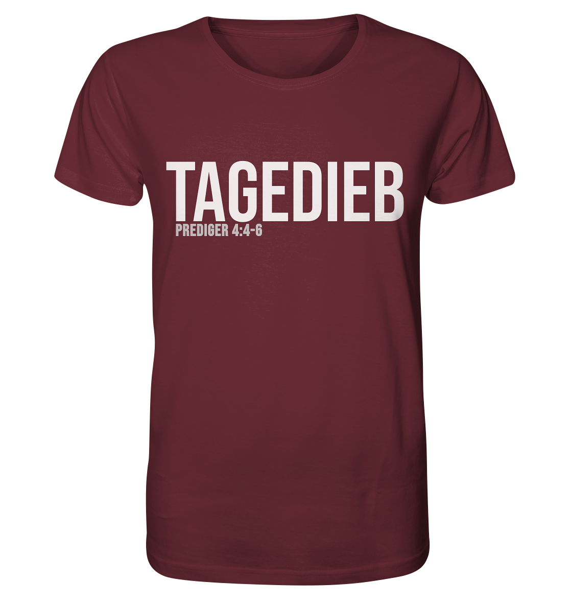 TAGEDIEB - weiß auf bunt - Organic Shirt - Organic Shirt