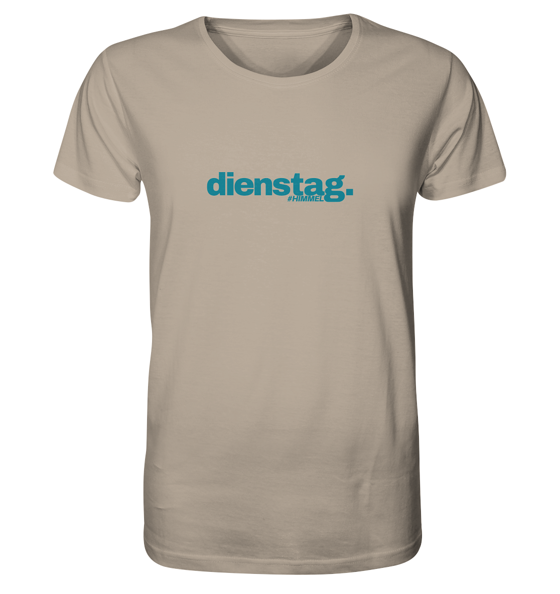 T-Shirt "Dienstag" - #Himmel - Organic Shirt