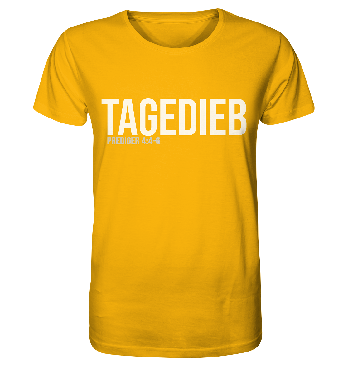 TAGEDIEB - weiß auf bunt - Organic Shirt - Organic Shirt